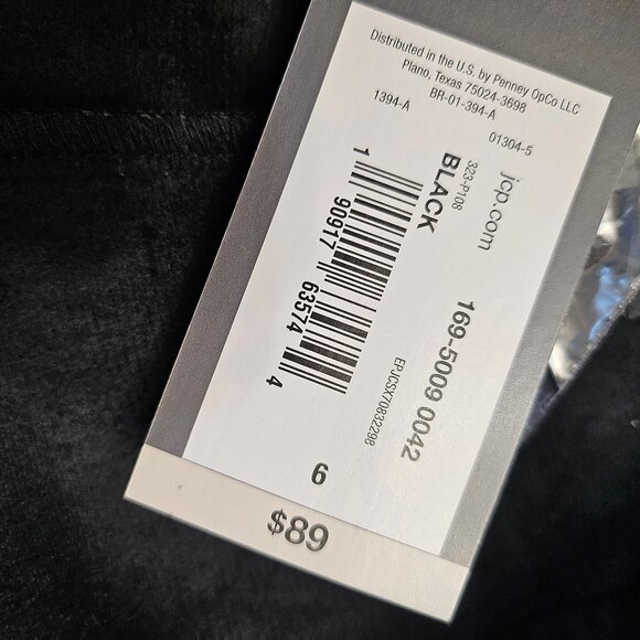 Worhtington x Jason Bolden Women's Black Faux Leather Trouser Pants Size 6 - Picture 10 of 10